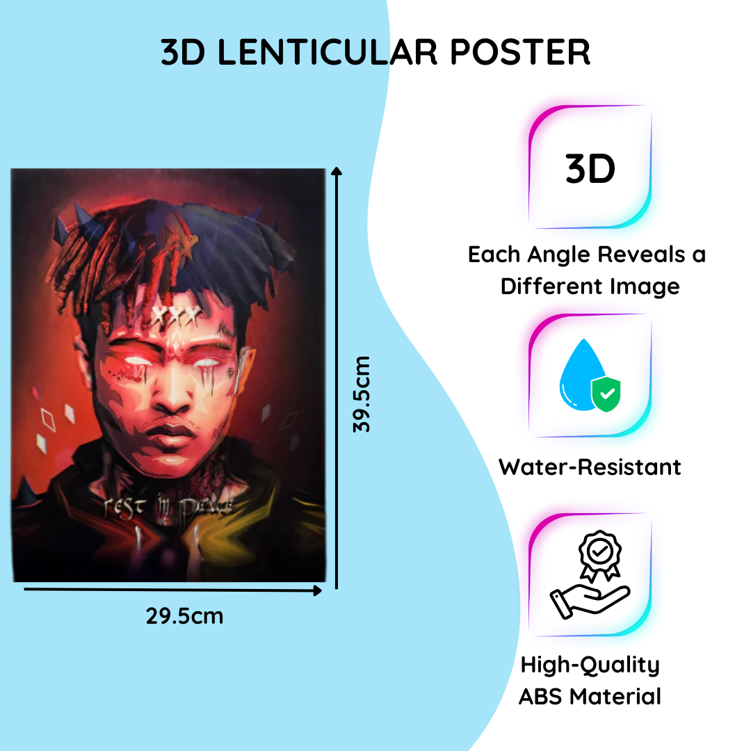 3D Rap Icon Poster